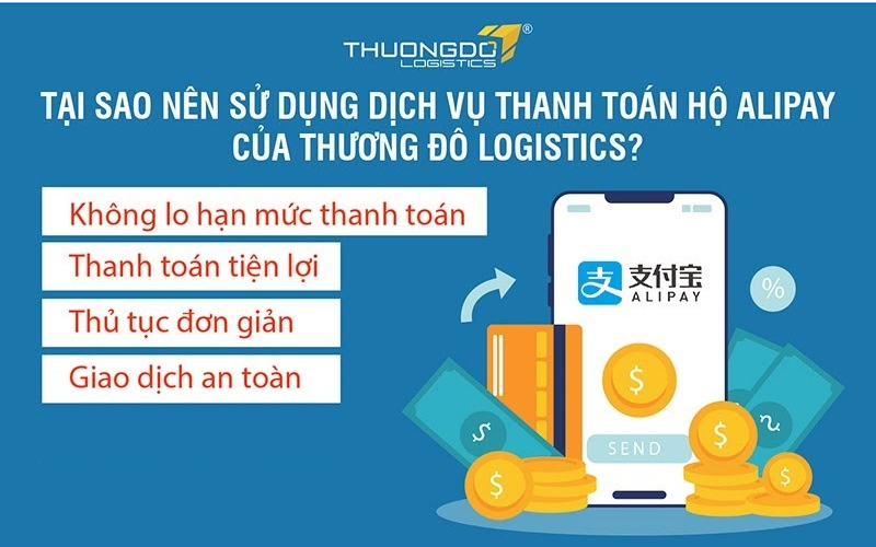 Lý do nên sử dụng dịch vụ thanh toán hộ Alipay của Thương Đô