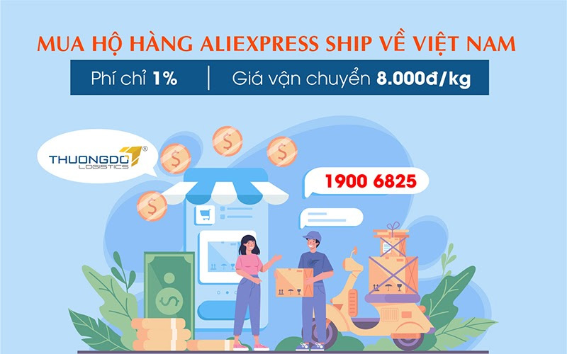 Lợi ích khi đặt mua hàng trên Aliexpress qua Thương Đô Logistics