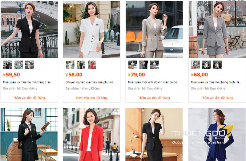 Link các shop order quần áo công sở nữ Quảng Châu