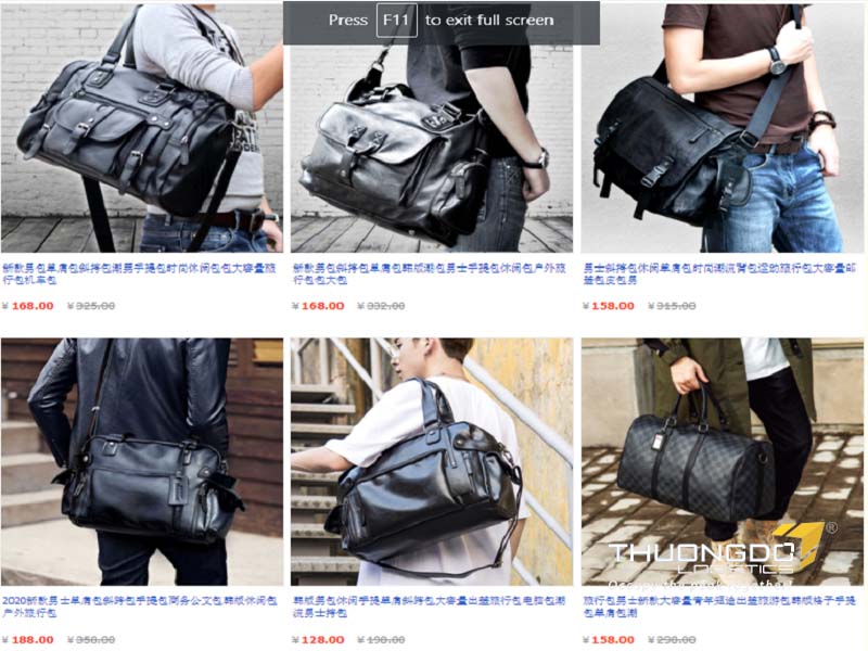 Link shop bán túi xách túi da chất lượng trên taobao