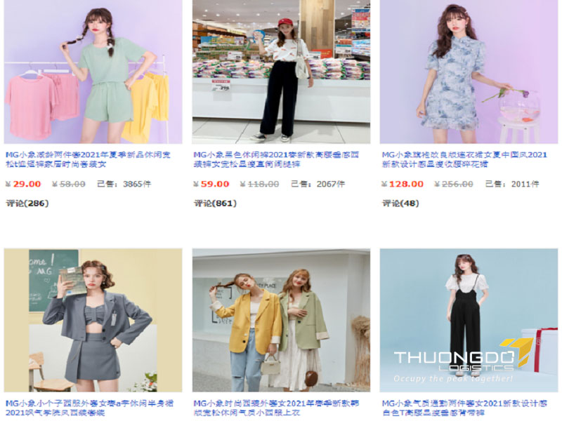 Link shop bán quần áo nữ chất lượng trên taobao