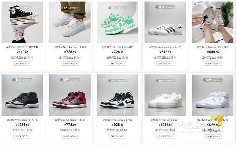 Link shop bán giày dép nam chất lượng trên taobao