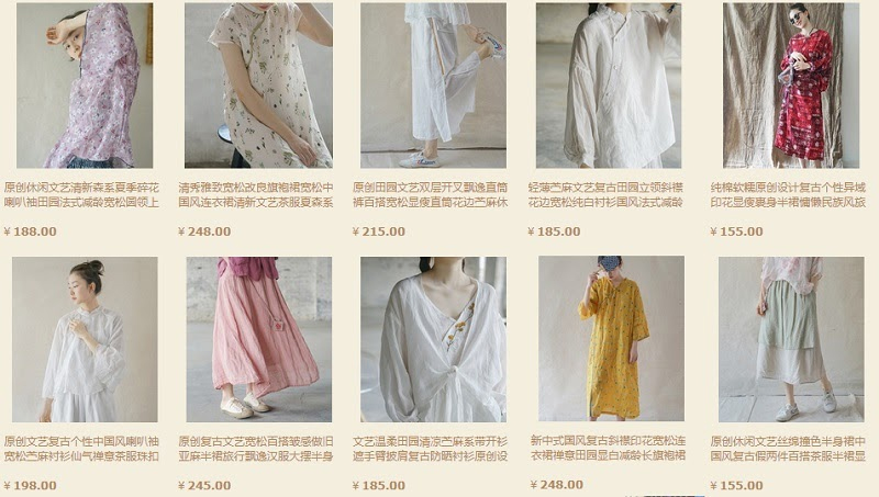 Link shop quần áo hàng độc trên Taobao