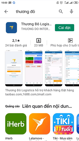 App đặt hàng 1688 Thương Đô