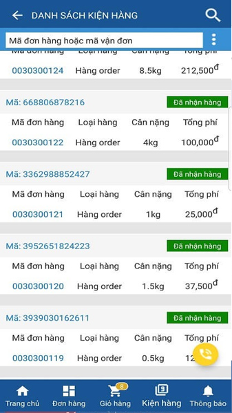 Theo dõi tình trạng đơn hàng dễ dàng tại hệ thống của Thương Đô Logistics