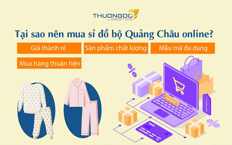 Tại sao nên mua sỉ đồ bộ Quảng Châu online?