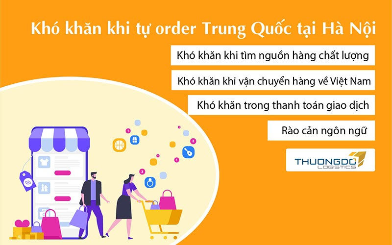 khó khăn khi order hàng Trung Quốc