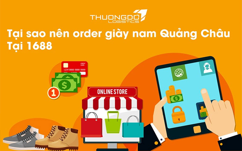 Tại sao nên order giày nam Quảng Châu tại 1688