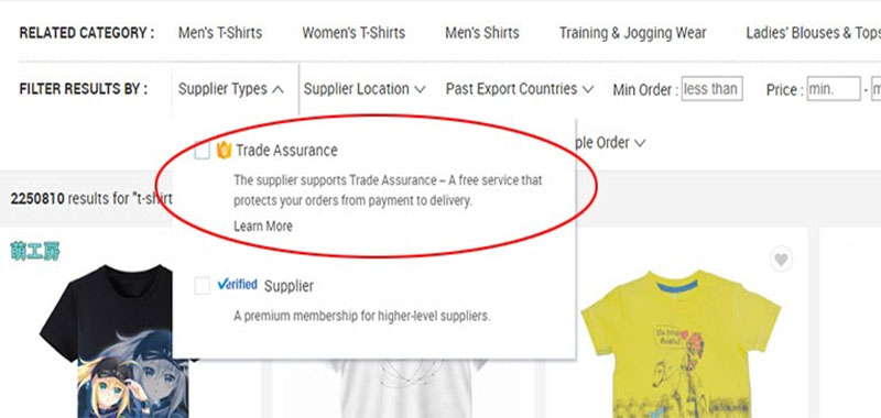 Nhà  cung cấp Trade Assurance
