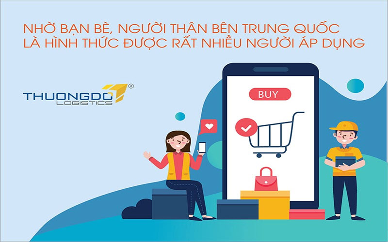 Nhờ người thân ở Trung Quốc mua hàng 1688 và gửi ship về Việt Nam