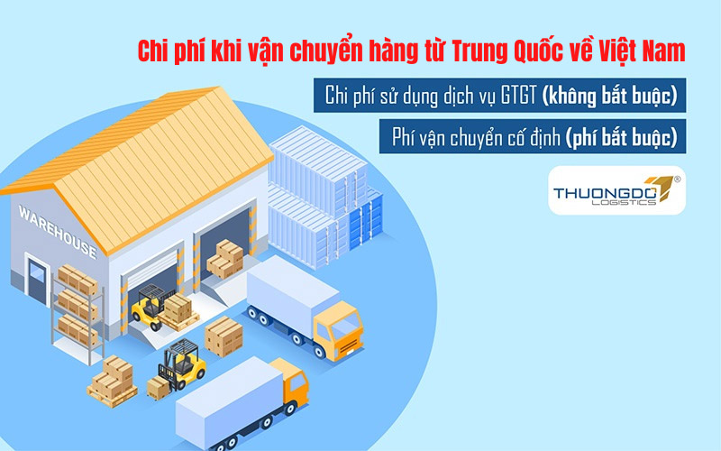 Một số loại phí khi vận chuyển hàng hoá từ Trung Quốc về Việt Nam