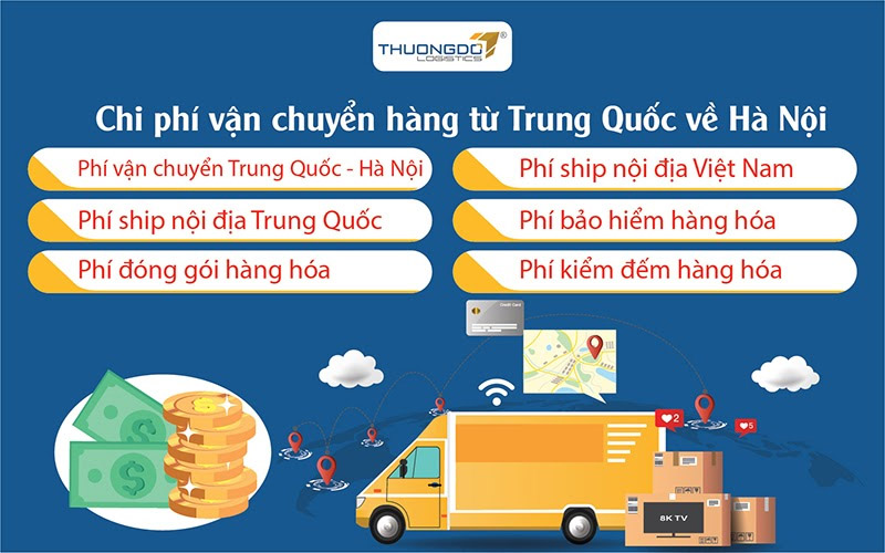 Vận chuyển hàng từ Quảng Châu về Hà Nội cần những khoản phí nào?