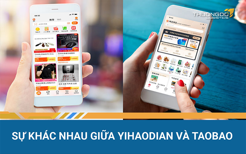  Sự khác nhau giữa Yihaodian và Taobao