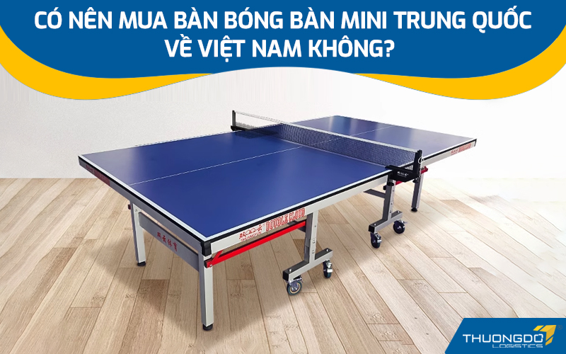  Có nên order bàn bóng bàn mini Trung Quốc về Việt Nam không?