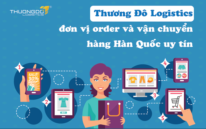  Thương Đô Logistics với 10 năm kinh nghiệm order và vận chuyển hàng Hàn Quốc 