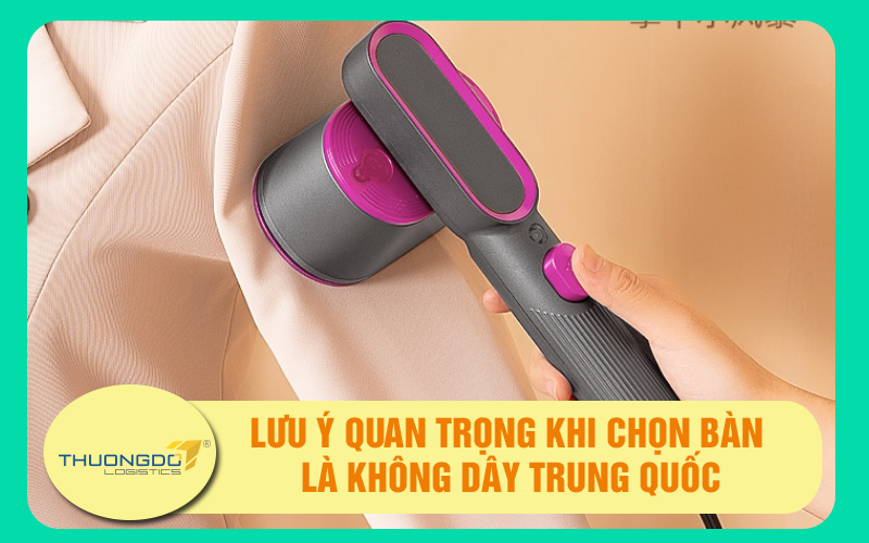 Lưu ý quan trọng khi chọn bàn là không dây Trung Quốc