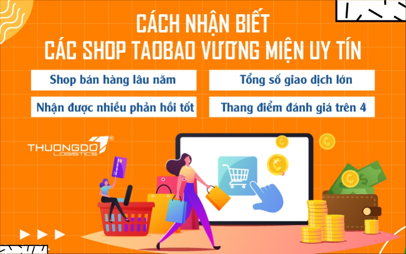 Làm sao để nhận biết shop Taobao vương miện?