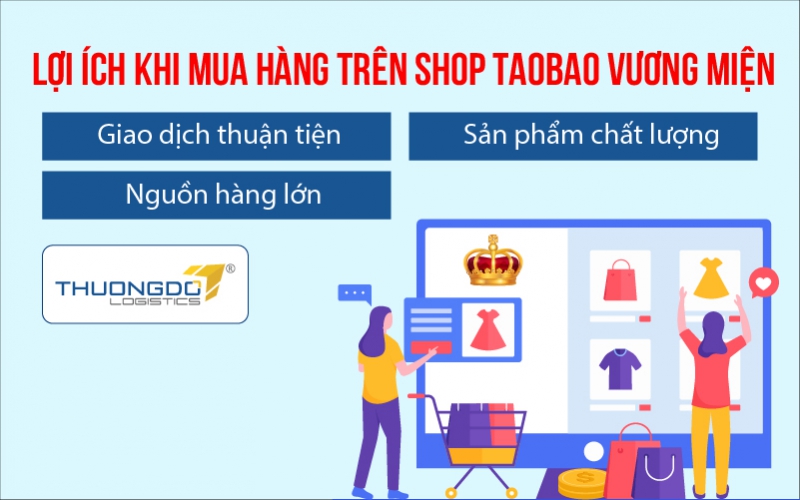 Mua hàng tại shop Taobao vương miện được gì?