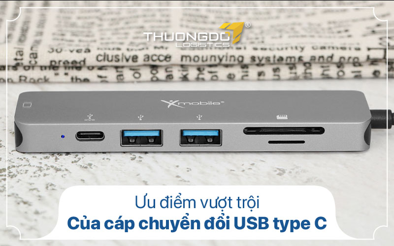  Ưu điểm vượt trội của cáp chuyển đổi USB type C  
