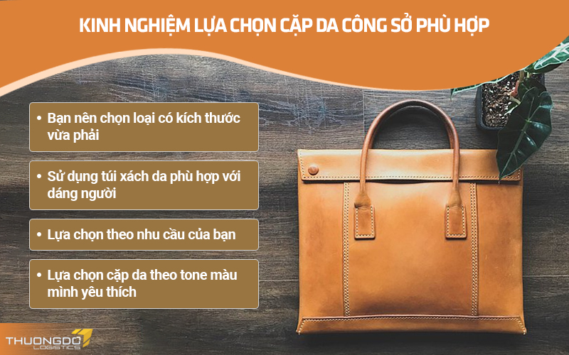  Kinh nghiệm lựa chọn cặp da công sở phù hợp