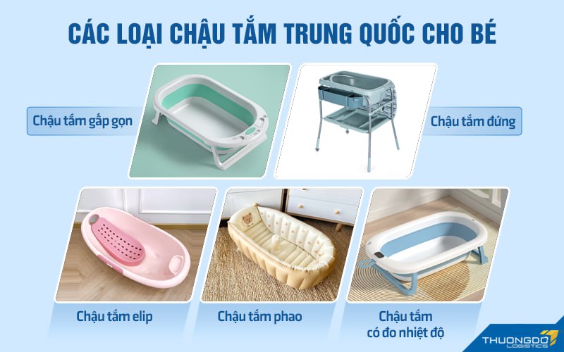 Top 3 mẫu chậu tắm cho bé Trung Quốc đáng mua