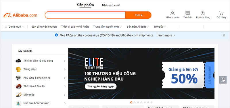  Alibaba là trang web gì?