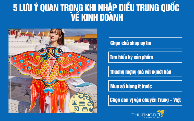 5 lưu ý quan trọng khi nhập diều Trung Quốc về kinh doanh