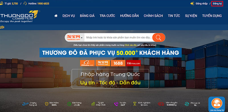  Trang chủ Thương Đô Logistics