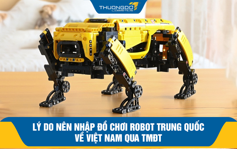  Lý do nên nhập đồ chơi robot Trung Quốc về Việt Nam qua TMĐT