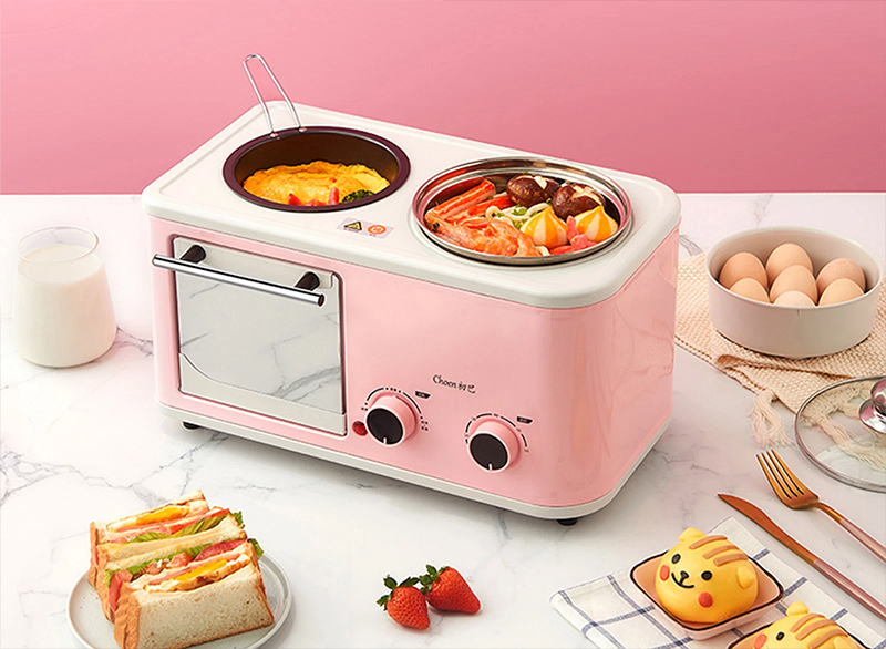 Lò nướng mini kết hợp 3 trong 1