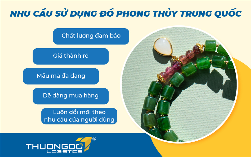  Nhu cầu sử dụng đồ phong thủy Trung Quốc