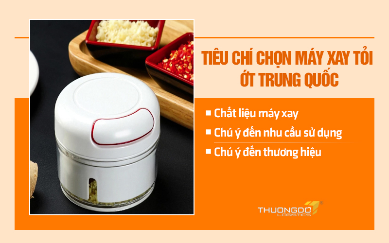 Tiêu chí chọn máy xay tỏi ớt Trung Quốc chuẩn chất lượng