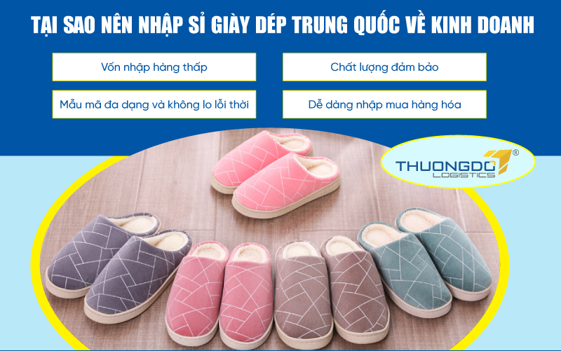  Tại sao nên nhập sỉ giày dép Trung Quốc về kinh doanh