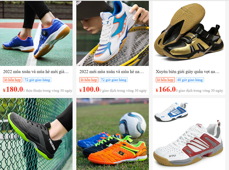  Link order giày tennis Trung Quốc trên 1688