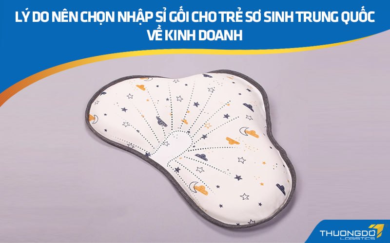 Lý do nên chọn nhập sỉ gối cho trẻ sơ sinh Trung Quốc về kinh doanh