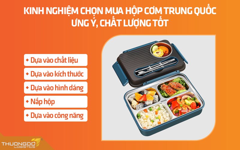 Kinh nghiệm chọn mua hộp cơm Trung Quốc ưng ý, chất lượng tốt