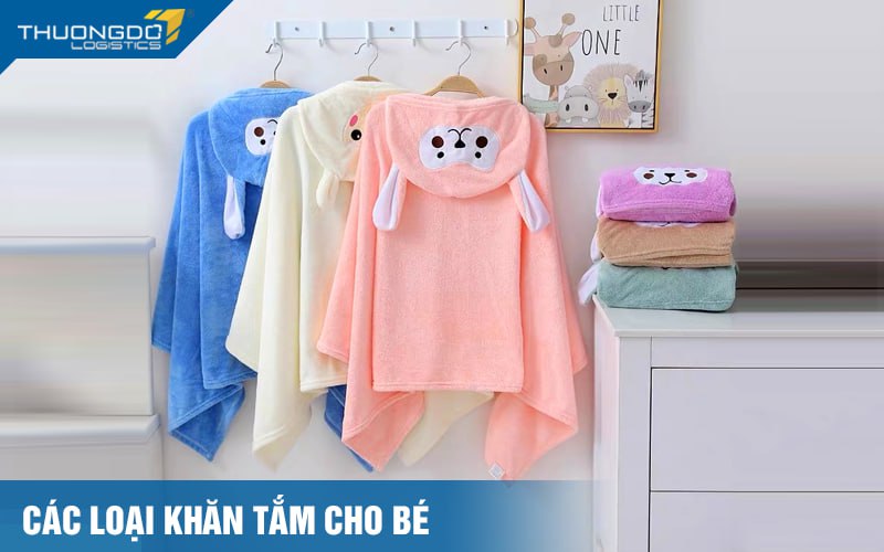 Các loại khăn tắm cho bé