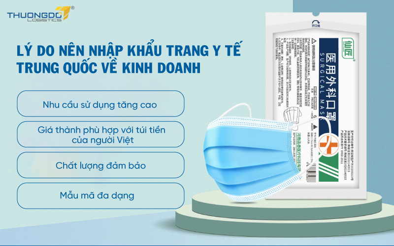  Lý do nên nhập khẩu trang y tế Trung Quốc về kinh doanh