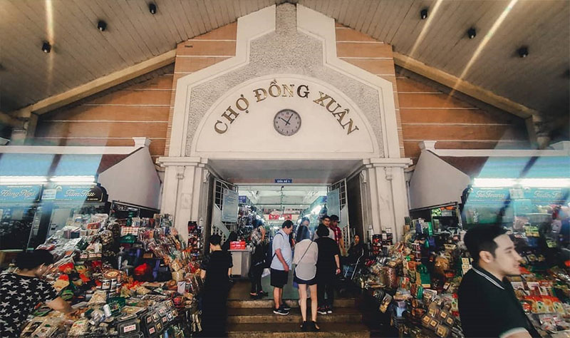  Chợ Đồng Xuân có lịch sử lâu đời tại Hà Nội