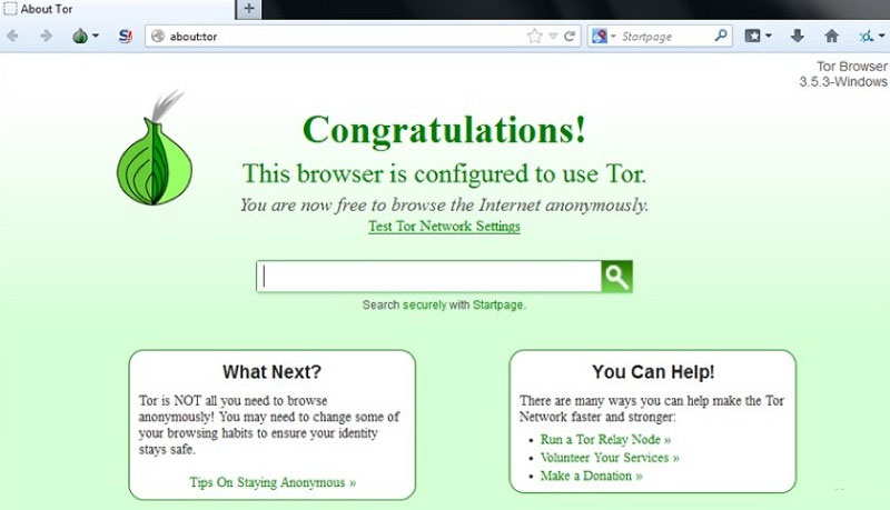  Web ẩn danh TOR