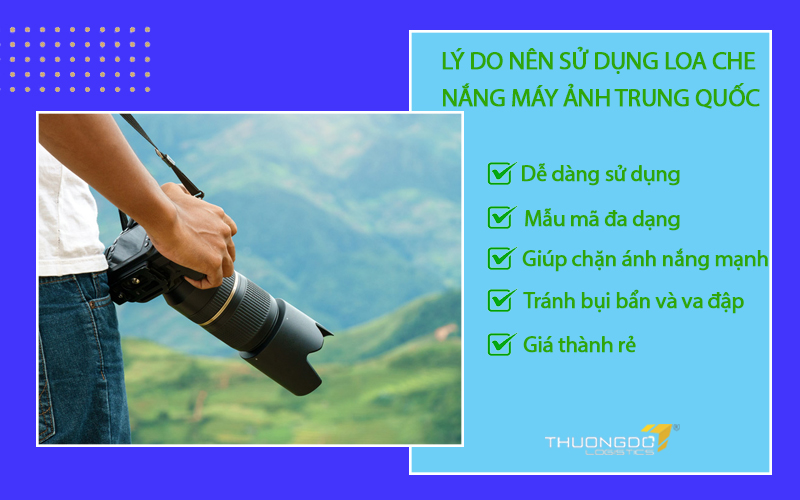 Lý do nên sử dụng loa che nắng máy ảnh Trung Quốc