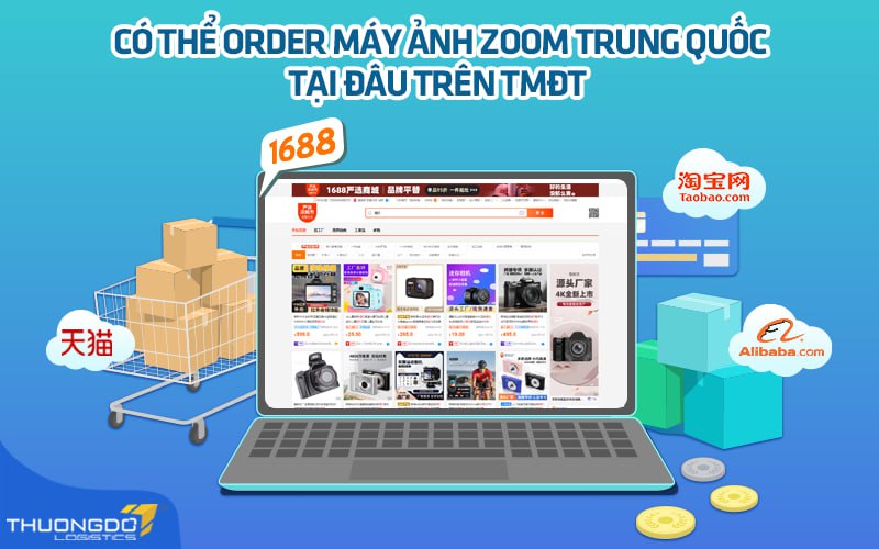 Có thể order máy ảnh zoom Trung Quốc tại đâu trên TMĐT