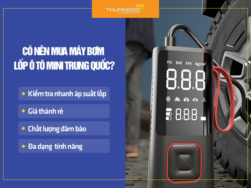  Có nên mua máy bơm lốp ô tô mini Trung Quốc?