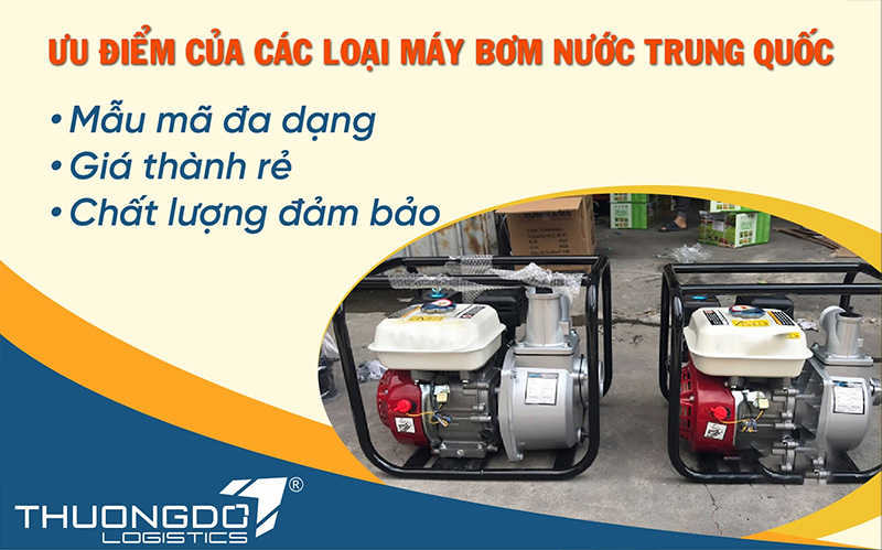  Ưu điểm của các loại máy bơm nước Trung Quốc