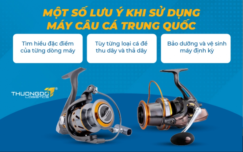  Một số lưu ý khi sử dụng máy câu cá Trung Quốc