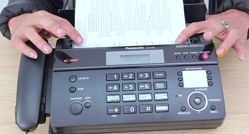  Máy Fax in nhiệt Panasonic KX-FT987