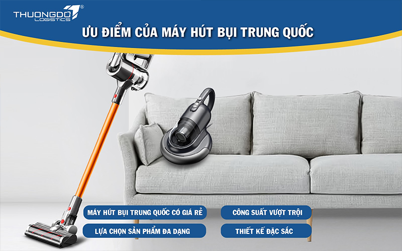  Ưu điểm của máy hút bụi Trung Quốc