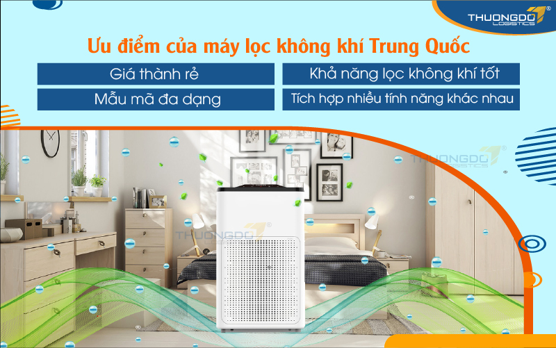  Ưu điểm của máy lọc không khí Trung Quốc