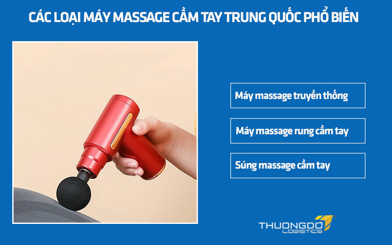 Các loại máy massage cầm tay mini Trung Quốc phổ biến