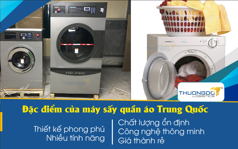  Đặc điểm của máy sấy quần áo Trung Quốc